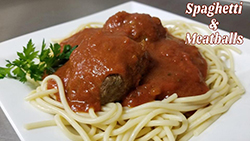 Specials Spaghetti Meatballs